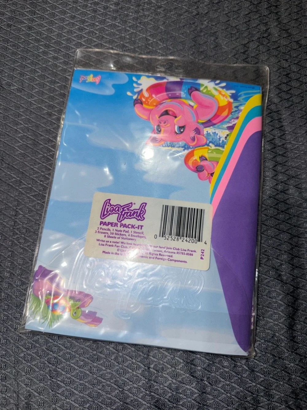 Lisa Frank pig adventures sealed stationery